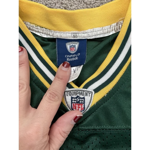 Aaron Rodgers Green Bay Packers youth size Large Reebok Super Bowl XLV jersey - Picture 4 of 8